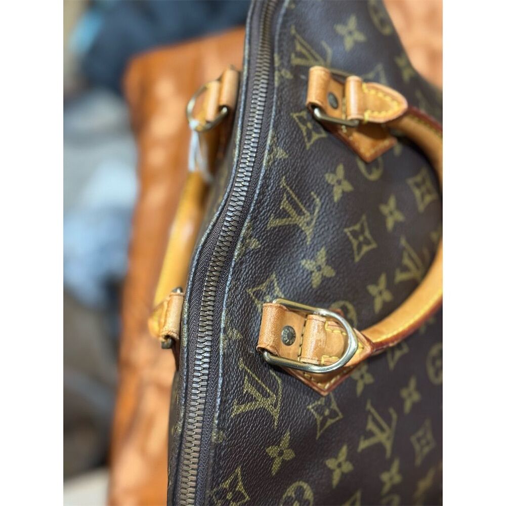 Louis Vuitton Monogram Alma PM Vintage 1994 Satchel Bag Brown with dust bag - Picture 12 of 16